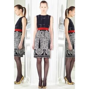 GAMBATTISTA VALLI PARIS WOOL BLEND DRESS SZ S